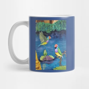 birds on the lake Mug